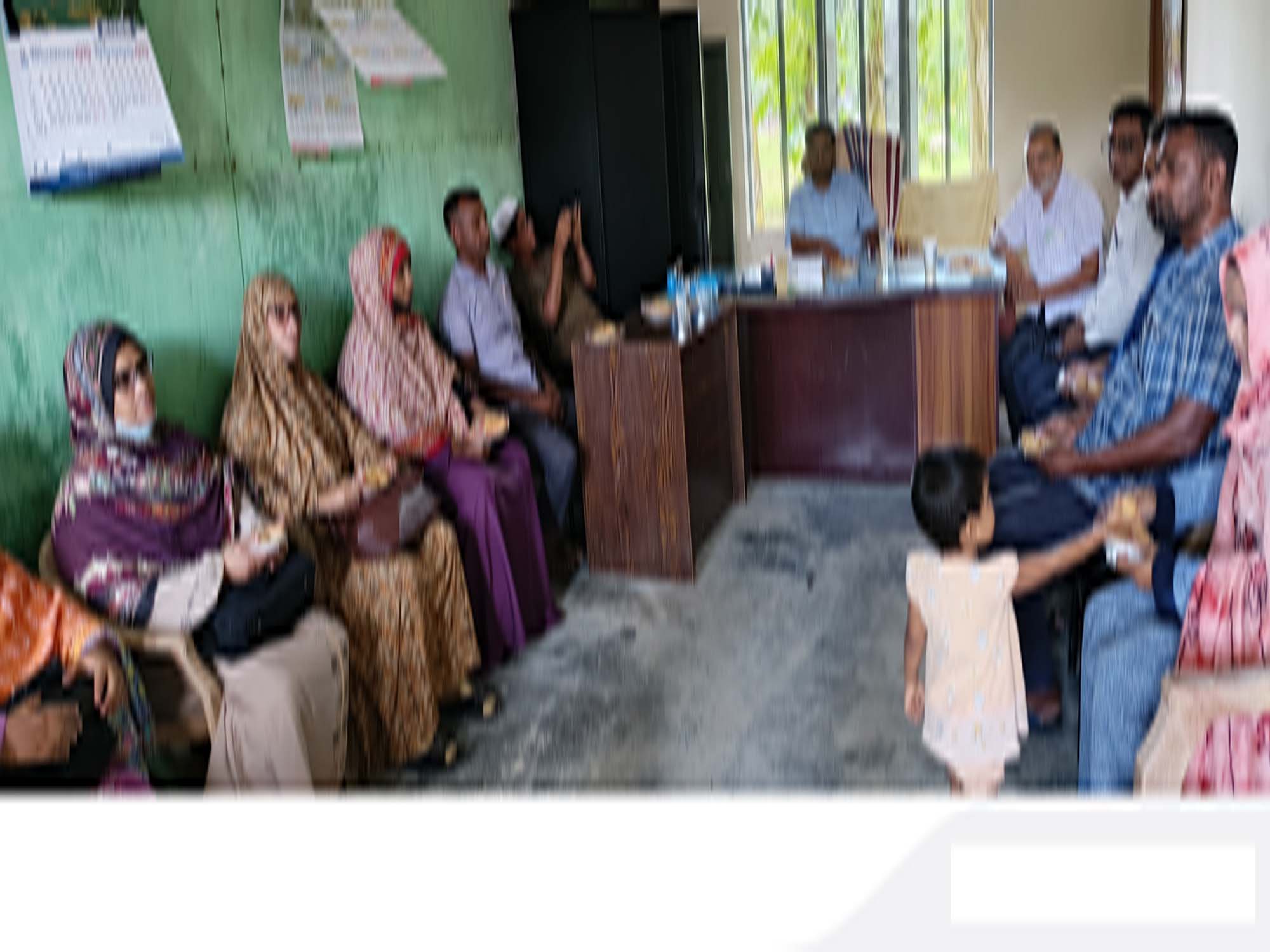 প্রধান শিক্ষকের সাথে আলোচনা সভা